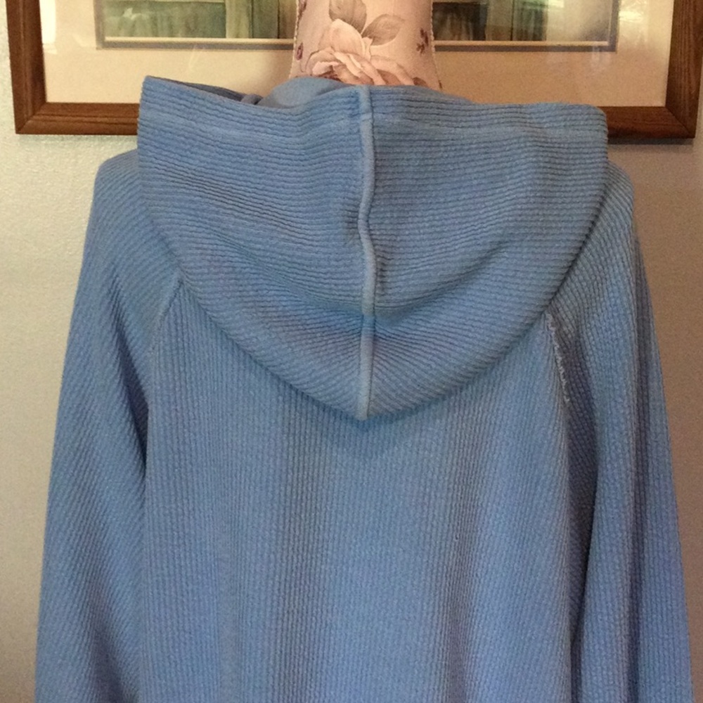Aerie Blue Zip Oversized Hoodie* - Picture 5 of 10